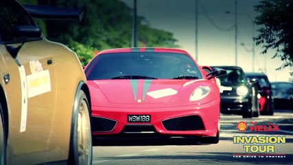 Supercars Invade Southern Malaysia! - Shell Helix Invasion Tour 2011