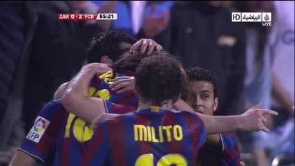 Zaragoza 0 - 2 Fcb (messi)