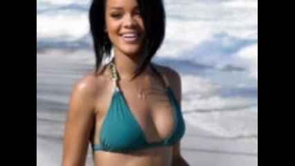 Rihanna On The Beach 