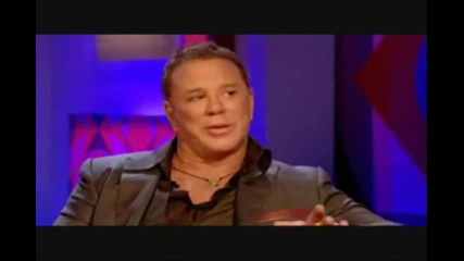 Мики Рурк популяризира в The Expendables и похвали Сталоун на Джонатан Рос в шоуто му - част 2/2