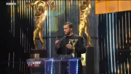 Cm Punk wins Slammy 2010