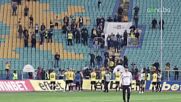 Футболисти и фенове на Ботев Пловдив празнуват успеха над Хебър
