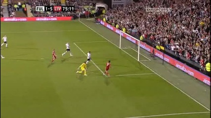 2011-05-09 Fulham vs Liverpool 1-5 Suarez (75)