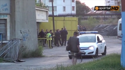 Полицейско присъствие на " Герена " преди Левски - Черно Море