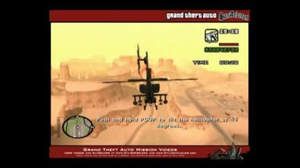 Gta San Andreas Pilot School 5 - Helicopter Takeoff