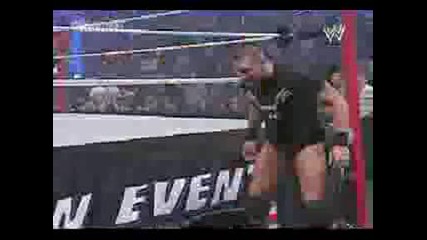 Randy Orton Gives Cena An Rko On A Steel Chair At Snme