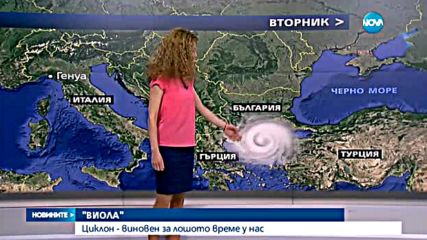 Средиземноморски циклон причинил градушките и захлаждането у нас