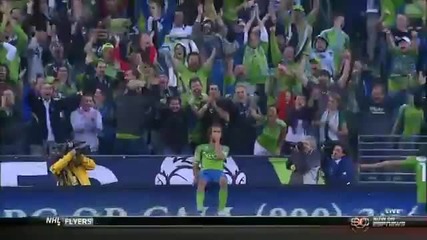 Вратар стана за смях в Сащ (sounders vs Red Bulls 4-2)