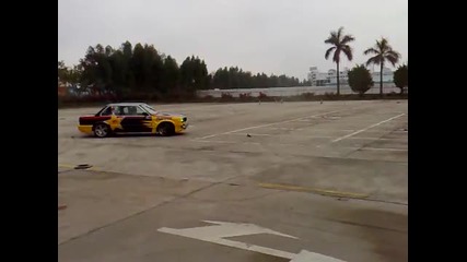 Bmw E30 Drift Car Testing 2010