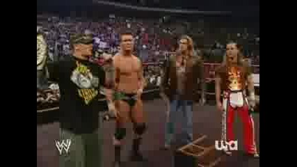 Edge, Randy Orton, Shawn Michaels And John Cena - Страхотнo
