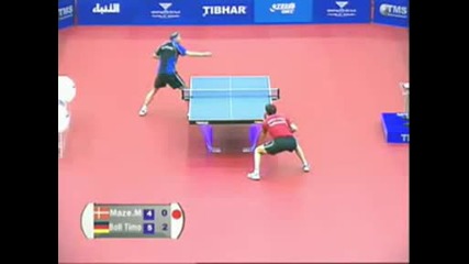 Тенис на маса: Timo Boll vs Michael Maze 2009