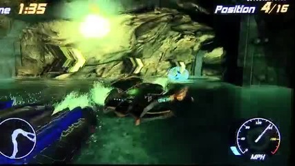 Pax East 2010: Hydro Thunder: Hurricane - Area 51 Gameplay 