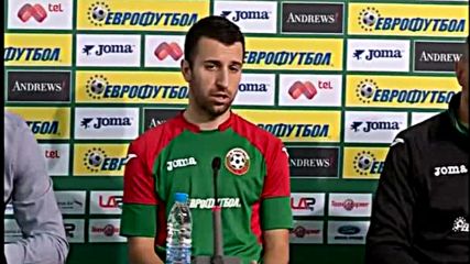 Петев, Чочев и Дяков преди квалификацията срещу Люксембург