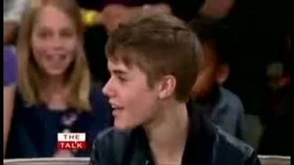 Justin Bieber at *the talk* part 3