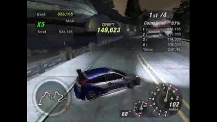 nfs underground 2 - simple drift on Lighthouse 