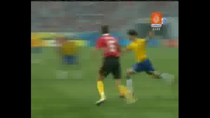 Brazil - Belgium 1 - 0 07.08.2008