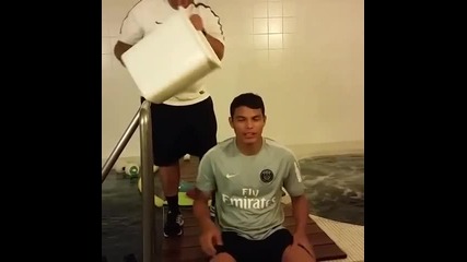 Thiago Silva Ice Bucket Challenge (nominates Lucas Moura,daniel Alves and Ibrahimovic)