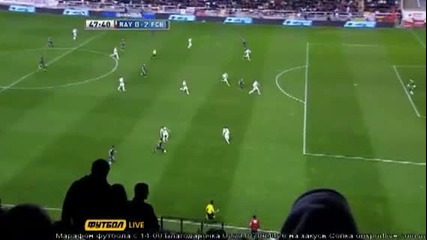 Rayo Vallecano vs Barcelona 0-5 / Lionel Messi 47'