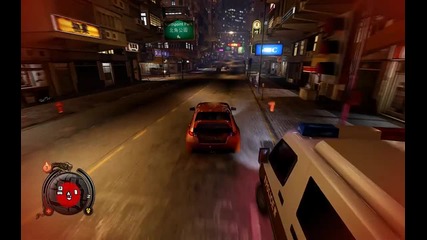 Sleeping Dogs- Бягане от полицията и малко дрифт {720p}