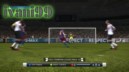 Манчестър Юнайтед-барселона(0:3)-головете Pes 2011