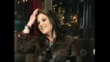Lisa Marie Presley In Letterman Show