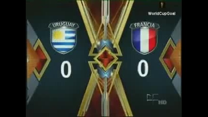 World Cup 2010 // Франция - Уругваи 0 - 0 / Интересни Моменти от Мача 