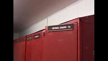 49ers Locker Room w Michael Zagaris