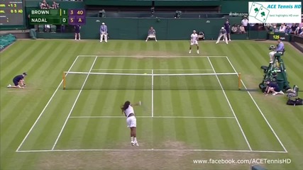 Rafael Nadal vs Dustin Brown - Wimbledon 2015