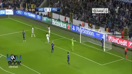 Хеттрик на златан Ибрахимович : Psg vs Anderlecht 5-0