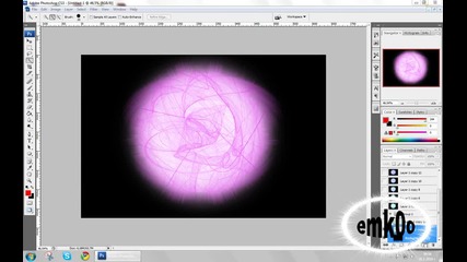 Photoshop free style action - Magic Ball (animation) 