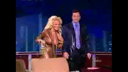 Pamela Anderson Се Разгорещява В Tv Show
