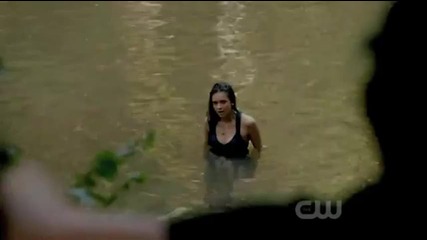 Damon goes in the water after Elena, she convinces him to help her find Stefan