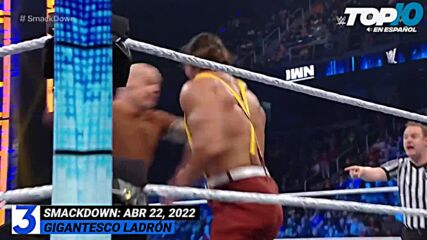 Top 10 Mejores Momentos de SmackDown: WWE Top 10, Abr 22, 2022