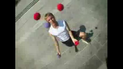 Amazing Foot Juggling