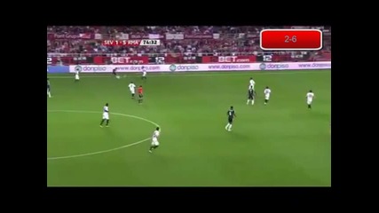 sevilla-real Madrid-2:6(кристиано Роналдо блесна с 4 гола)