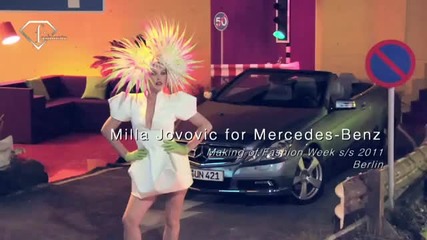 fashiontv Ftv.com - Milla Jovovic For Mercedes - Benz - Making Of Fw S S 2011 