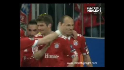 Bayern Munich 1 - 0 Lyon Match 21/04/2010