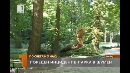 Пореден инцидент в парка в Шумен