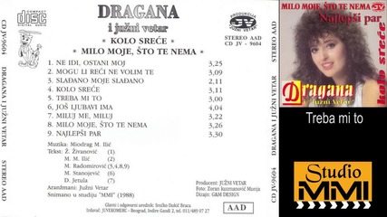 Dragana Mirkovic i Juzni Vetar - Treba mi to (audio 1988)