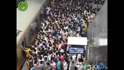 Час пик в китайското метро