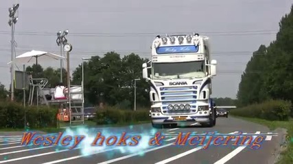 scania v8 r500 Wesley Hoks scania v8 R620 Meijering
