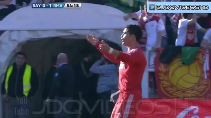 Шедьовъра Роналдо вкара гол с пета ( Райо Валекано 0 - 1 Реал (м) ) 26.2.2012