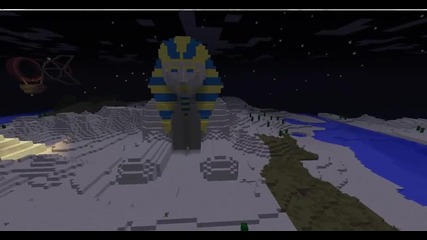 Aminville- Minecraft Pyramid + Sphinx