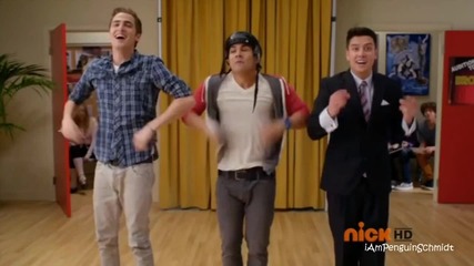 Logan, Carlos and Kendall in broadway the Musical Big Time Break Out