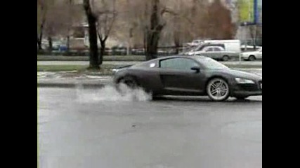 Audi R8 Burnout