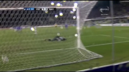 09.03.2010 Фиорентина 3 - 2 Байерн Мюнхен гол на Робен