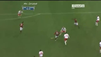 Милан 3:0 Бари - Гол на Робиньо