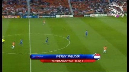 Euro 2008 - Холандия - Италия - - Wesley Sneijder Гол - -