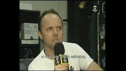 Интервю с Lars Ulrich в Милан (22.06.2009) + Част от концерта Pt 1/2