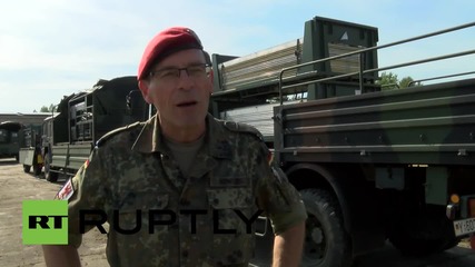 Германия: Армията вдига палатки за бежанците